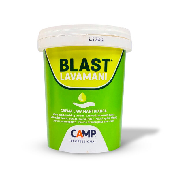 Camp BLAST White hand washing cream with abrasive microspheres