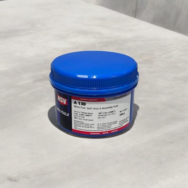 ASV A 130 Metal Free, High Temperature Antiseize Paste