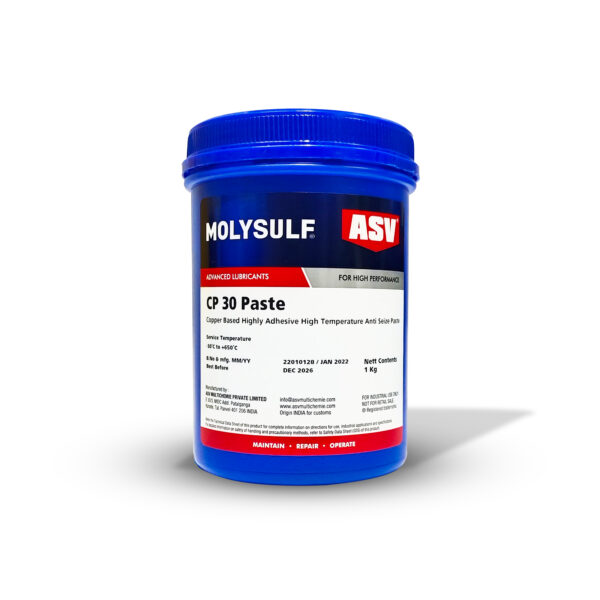 ASV CP 30 Paste Copper Based Antiseize Highly Adhesive