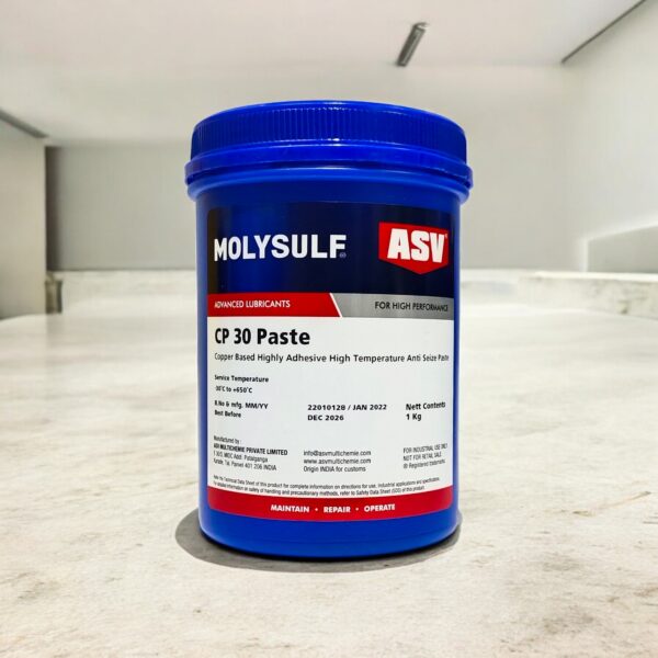 ASV CP 30 Paste Copper Based Antiseize Highly Adhesive