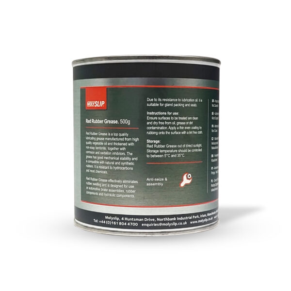 Molyslip Red Rubber Grease 500g