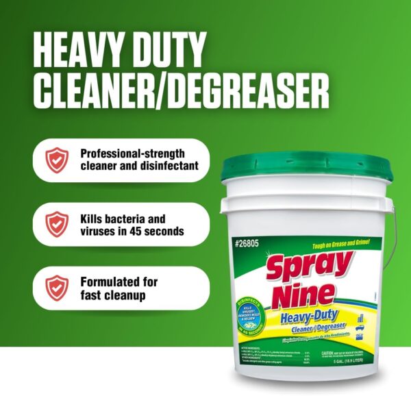 Spray Nine Heavy Duty Cleaner, Degreaser & Disinfectant 26805